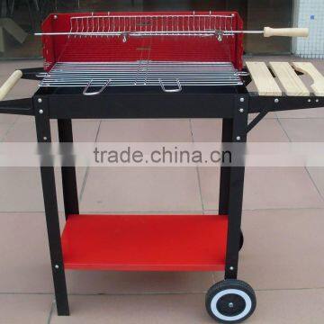 Adjustable cooking height Charcoal Grill