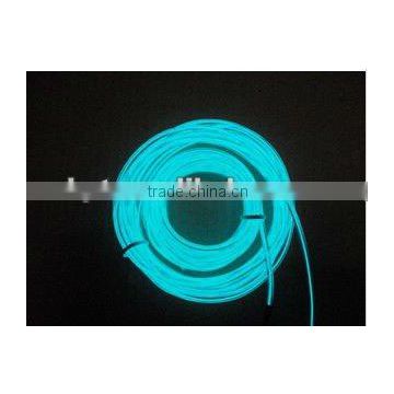 5.0mm kpt el wire icy-blue light neon luminescent rope