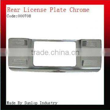 toyota hiace body part #000708 Hiace Rear license plate cover chrome for 2010up