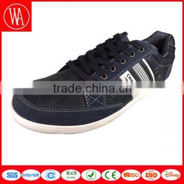 Lasted men's PU leather casual shoes