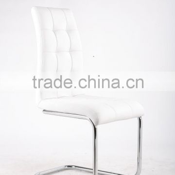 PU and chrome leg dining chair , new design dining chair DC9660