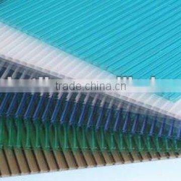 100% virgin Bayer and 10 years guarantee polycarbonate hollow sheet