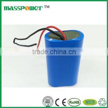 Portable li ion battery 7.4v 2500mah