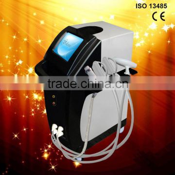 Breast Lifting 2013 Tattoo Equipment Beauty Speckle Removal Products E-light+IPL+RF For Eswt Shrink Trichopore