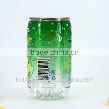 Transparent pet cans for beverage 350ml,280ml wholesale