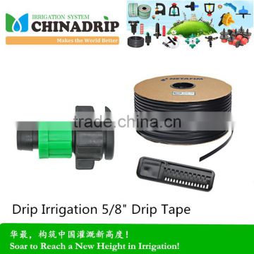 Drip Irrigation 5/8" lay flat hose connection Drip Tape