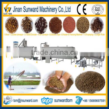 Stainless Steel Floating Fish Food Pellets Process Machine