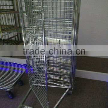 roll container with 4 mm thickness mesh on all sides