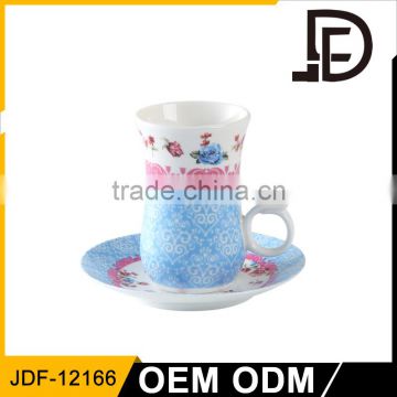 Drinkware wholesale alibaba best selling products porcelain arabic coffee cup saucer
