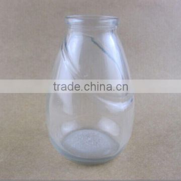 exquisite glass milk bottle/glassware