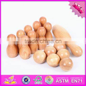 2016 Outdoor garden wooden bowling game W01A181