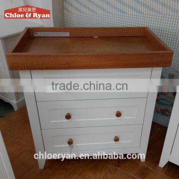 Factory Supply 3 drawer file storage cabinet, chest of drawers design, oak small wooden drawers