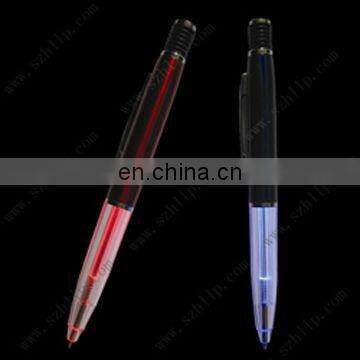 led flashing ballpoint pen with led