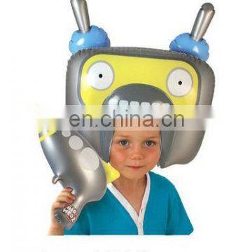 Inflatable Robot Head And Blaster
