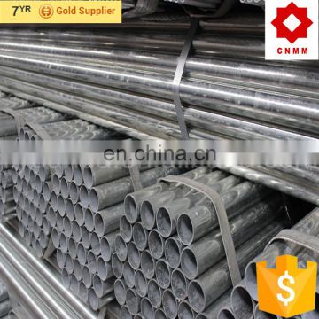 Hot dipped Galvanized Steel pipe with coupling , threaded , plastic caps /BS1387