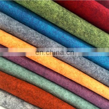 thickness decoration 100% colored wool fabric felt
