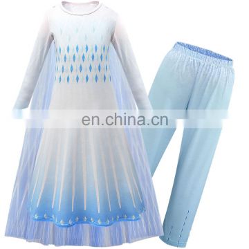 Children Clothing Sets Girl Full Sleeves Dress + Pants 3Pcs for Kids Clothing Sets Baby Clothes