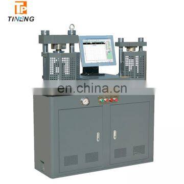 Cement compression and flexural press test machine