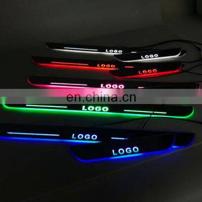 car Door Sill welcome Plate Strip moving light led door scuff for PROTON persona other exterior accessories