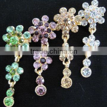 CB115 Fashion Crystal Scarf Pins And Brooches Muslim Girls Hijab Pins For Scarf