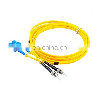 SC UPC ST UPC Duplex Single mode G652D Fiber Optic Patch cord cabo de remendo de fibra Fiber Jumper st fiber optic patch cord