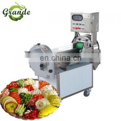 1000KG/H Cabbage Cutting Washing Line Industrial Ginger Strip Cutter Fruit Cutting Machine