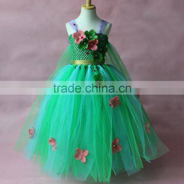 NEW Elsa inspired tutu dress Great for costumes and dress up Girl Fantasy Elsa green dress                        
                                                Quality Choice