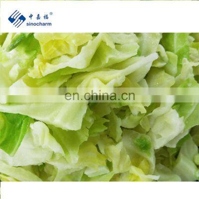 Sinocharm BRC A Approved IQF Frozen Cabbage Slice IQF Cabbage Slice