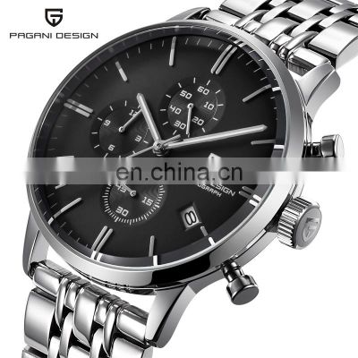 Pagani Design 2720K Popular brand quartz watches for man hign end steel multi-function luxury business man watches