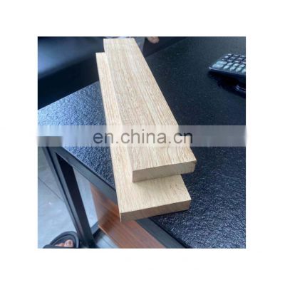 Carbonized rubber wood is not easy to deform and not easy to crack, carbonized rubber wood finger joint board