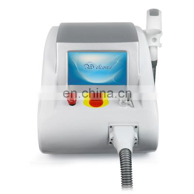 Hot Sale Q-swiitch ND Yag Laser Tattoo Removal Carbon Peel Tightening Skin Pigment Removal Machine Factory Price