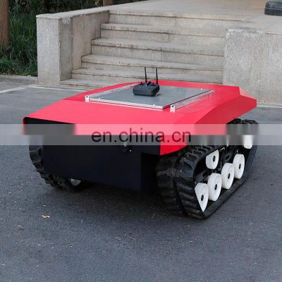 tracked chassis robot platform bomb disposal rubber track underwater dredging robot