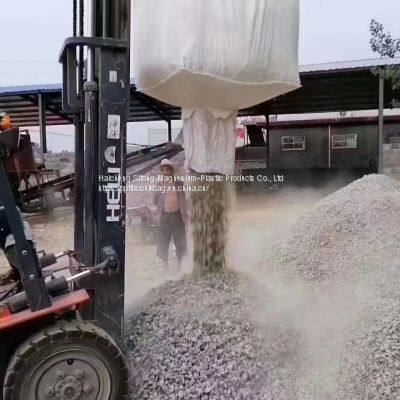 500kg 1 ton 1.5tons plastic pp woven fibc virgin circular lifting sling big bag belt soft pallet for cement fertilizer sacks