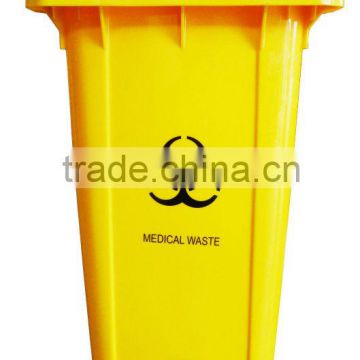 100L 120L 240L plastic Medical dustbin&waste bin with EN840 Certification