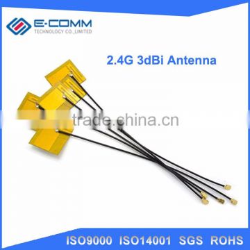 Tablet WIFI Internal Antenna 2.4G WIFI Direct Antenna with 1.13 cable IPEX UFL Connector