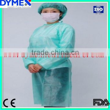 Disposable Hospital SMS/PP/CPE Isolation Gown