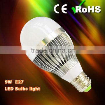 High lumens Energy saving bulb with RoHs, E27 9W 220V LED Bulb Light,led smd lighting.2 years warranty