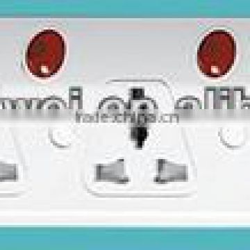 british style group sockets with switch/extension socket with shutter