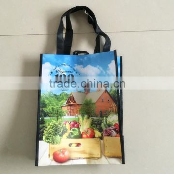 2016 lamination CMYK 4color printing fruit shopping bag