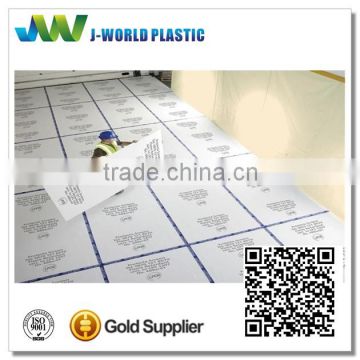 pp supplier for 4-8mm new strong waterproof plastic sheets for protection to floor