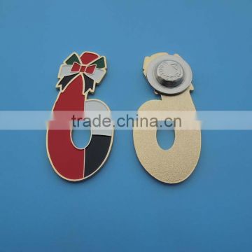 Butterfly and Six Design Metal Badge for UAE