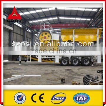 Durable Impact Mobile Crushing Plant