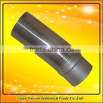 corrugated flexible metal tube