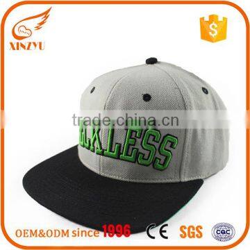 Wholesale custom diy Metal 3d embroidery acrylic letters for snapback hat