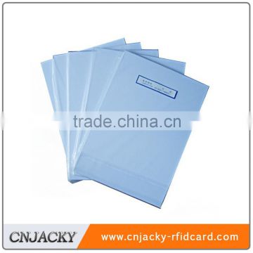Inkjet printable PVC sheet for producing cards