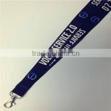 Navy blue custom printing lanyard