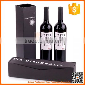 Hot custom cheap paper wine bottle carton packaging box