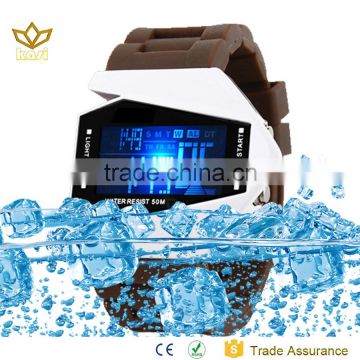 China factory alloy watch case 30ATM resistant led aircraft wrist watch