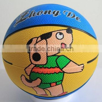 promotion small rubber basketball ball