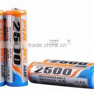 AA 2500mAh Rechargeable Ni-MH Battery